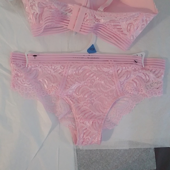 French Affair Multiway Push-up Bra + Panty Set, Pink, 34C/Medium - Picture 8 of 13
